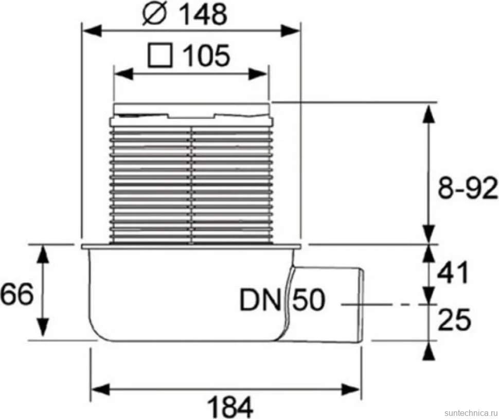 Душевой трап TECE Drainpoint S TECEdrainpoint S 50