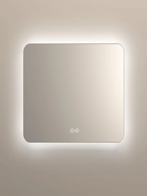 Зеркало Vincea VLM-3BE8008-2 80x80, с подсветкой и антизапотевателем