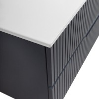 Мебель для ванной комнаты Cezares Duet 120 grafito, раковина Cezares CZR-8095-120