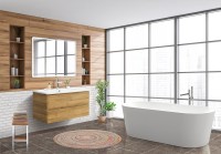 Тумба с раковиной BelBagno Albano-Cer 105 подвесная, rovere rustico