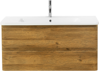 Тумба с раковиной BelBagno Albano-Cer 105 подвесная, rovere rustico