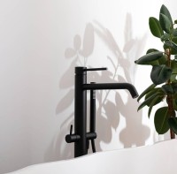 Напольный смеситель для ванны с душем Paffoni Light LIG032NO