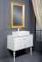 Мебель для ванной Armadi Art Vallessi Avangarde Piazza 100 белая, с накладной раковиной