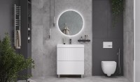 Мебель для ванной комнаты Velvex Edge 70.2Y напольная, белая