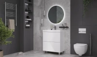 Мебель для ванной комнаты Velvex Edge 70.2Y напольная, белая