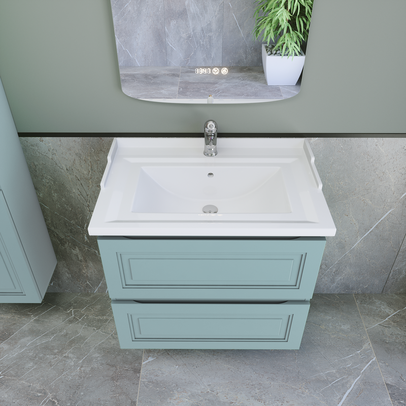 Тумба с раковиной Caprigo Wales 70 антарктида