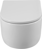 Унитаз подвесной BelBagno Soft BB084CH-TOR безободковый, крышка BB2031SC с микролифтом