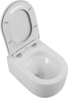 Унитаз подвесной BelBagno Soft BB084CH-TOR безободковый, крышка BB2031SC с микролифтом