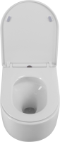 Унитаз подвесной BelBagno Soft BB084CH-TOR безободковый, крышка BB2031SC с микролифтом