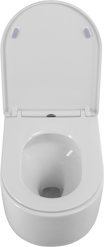 Унитаз подвесной BelBagno Soft BB084CH-TOR безободковый, крышка BB2031SC с микролифтом