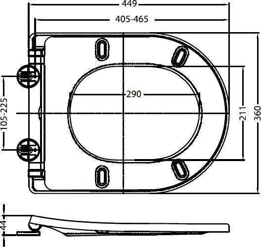 Унитаз подвесной BelBagno Soft BB084CH-TOR безободковый, крышка BB2031SC с микролифтом