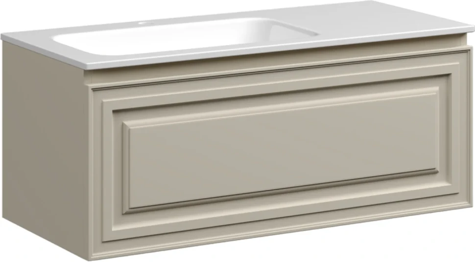 Тумба под раковину Sancos Very 100 L beige soft