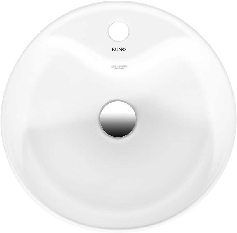 Тумба с раковиной Runo Орлеан 70 серая, черная, раковина Sole 40