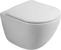 Унитаз подвесной BelBagno Amanda BB051CHR безободковый, крышка BB051-2SC с микролифтом