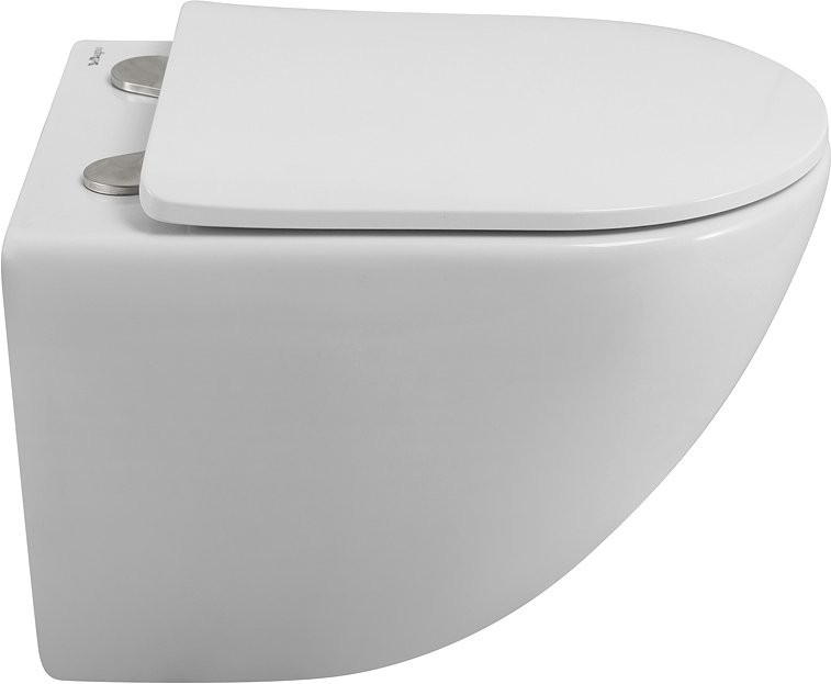 Унитаз подвесной BelBagno Amanda BB051CHR безободковый, крышка BB051-2SC с микролифтом