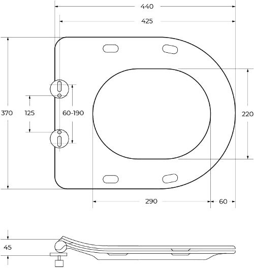 Унитаз подвесной BelBagno Amanda BB051CHR безободковый, крышка BB051-2SC с микролифтом