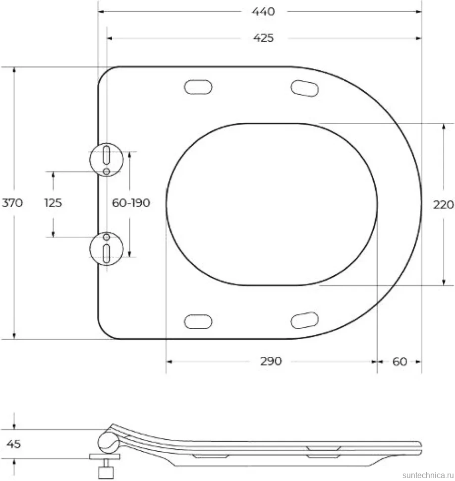 Унитаз подвесной BelBagno Amanda BB051CHR безободковый, крышка BB051-2SC с микролифтом