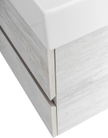 Мебель для ванной комнаты Cezares Molveno 46 80 legno bianco, с раковиной Cezares CZR-MIL-80-LVB