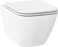 Унитаз подвесной Wellsee Pure BY Wellsee 182603001 безободковый, с микролифтом, матовый белый