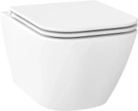 Унитаз подвесной Wellsee Pure BY Wellsee 182603001 безободковый, с микролифтом, матовый белый