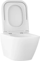 Унитаз подвесной Wellsee Pure BY Wellsee 182603001 безободковый, с микролифтом, матовый белый