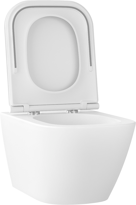 Унитаз подвесной Wellsee Pure BY Wellsee 182603001 безободковый, с микролифтом, матовый белый