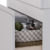 Мебель для ванной комнаты Lemark Veon mini 70 белая глянцевая, 1 ящик