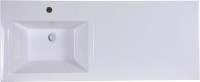 Тумба с раковиной Brevita Grafit 60 L, под стиральную машину, раковина Гавана