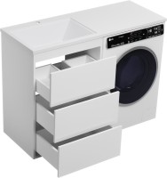 Тумба с раковиной Brevita Grafit 60 L, под стиральную машину, раковина Гавана