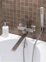 Смеситель с длинным изливом для ванны РМС Sus125 SUS125-006EP Смеситель с длинным изливом для ванны РМС Sus125 SUS125-006EP