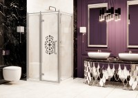 Душевой уголок Ambassador Royal 18015110-L 120х80 см, профиль хром