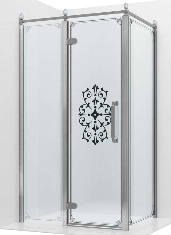 Душевой уголок Ambassador Royal 18015110-L 120х80 см, профиль хром