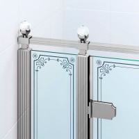 Душевой уголок Ambassador Royal 18015110-L 120х80 см, профиль хром