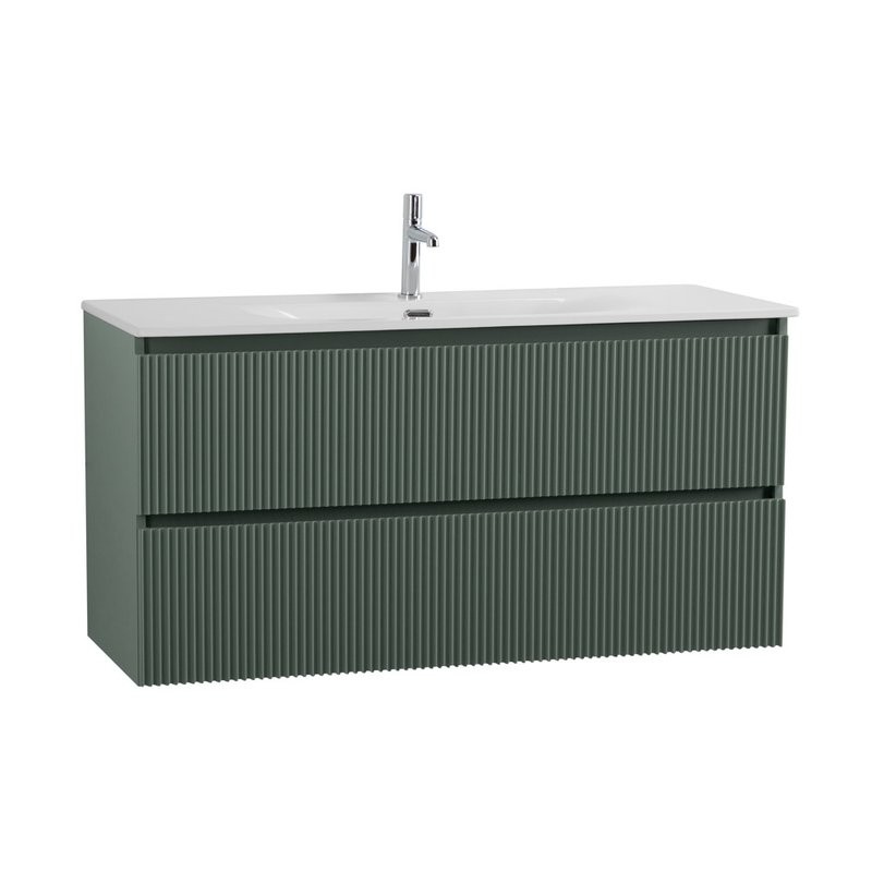 Мебель для ванной комнаты BelBagno Uno 120 подвесная, 2 ящика, матовая еловая