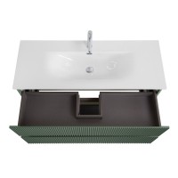 Мебель для ванной комнаты BelBagno Uno 120 подвесная, 2 ящика, матовая еловая