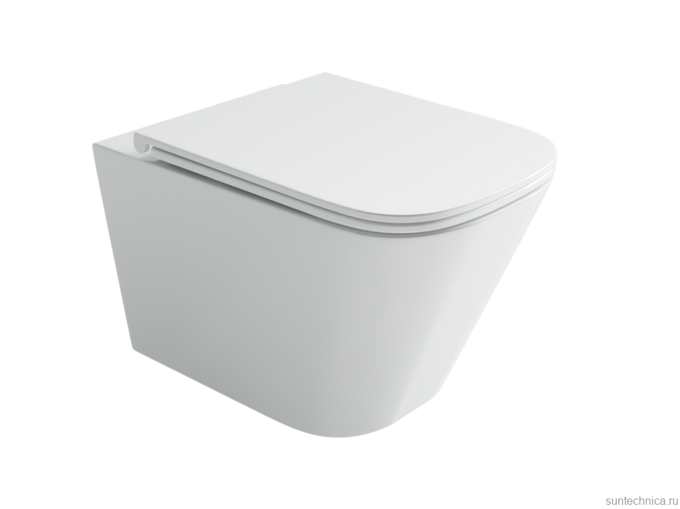 Унитаз подвесной Ceramicanova Union CN4009T с микролифтом, безободковый