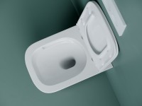 Унитаз подвесной Ceramicanova Union CN4009T с микролифтом, безободковый