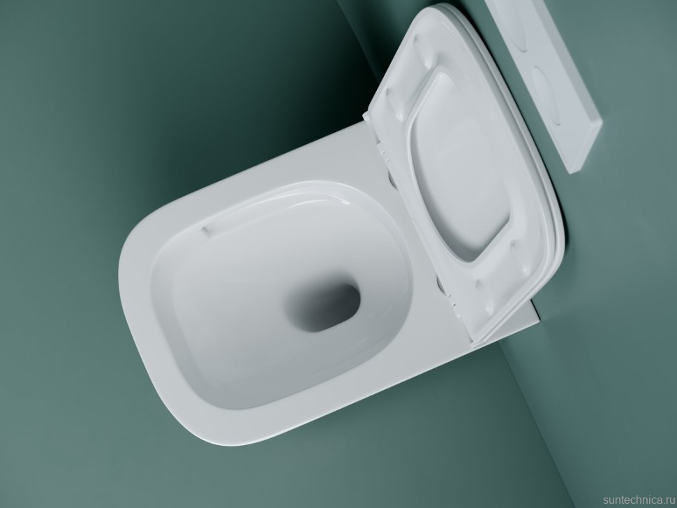 Унитаз подвесной Ceramicanova Union CN4009T с микролифтом, безободковый