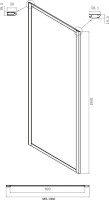 Душевой уголок Ambassador Forsa 17021102NX-100NX 110х100 см