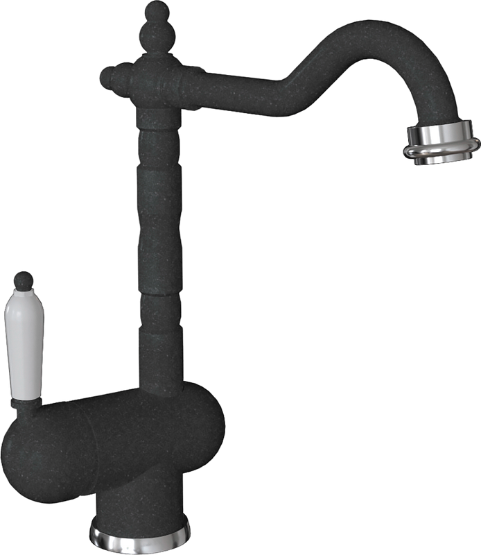 Комплект Мойка Florentina Нире 480 черный + Смеситель Ода FL черный + Измельчитель Bort Titan Max Power FullControl