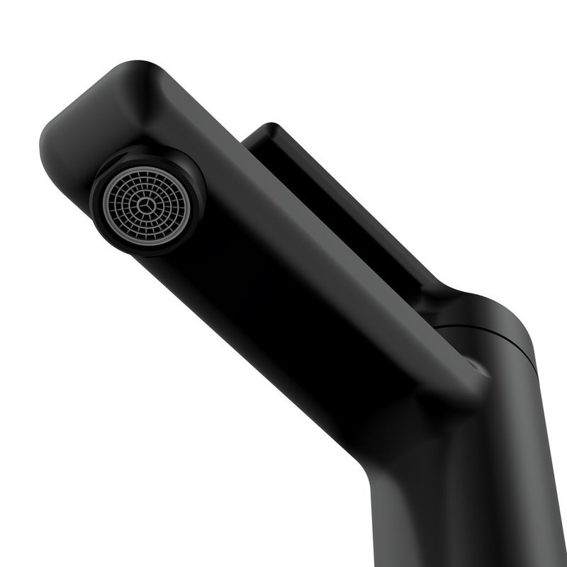 Смеситель для раковины Cersanit Вайб (Vibe) 68926 матовый черный