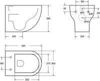 Комплект Унитаз подвесной BelBagno Onda + Крышка BB870SC с микролифтом + Звукоизоляция AlcaPlast + Кнопка Thin THIN M670 белая + Инсталляция A101 Sadromodul