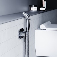 Гигиенический душ Damixa RedBlu Option 212000000 со смесителем, С ВНУТРЕННЕЙ ЧАСТЬЮ