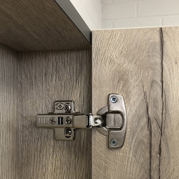 Зеркало-шкаф Comforty Вена 55 дуб дымчатый