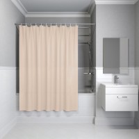 Штора для ванной IDDIS Promo P01PE18i11 200х180, бежевая