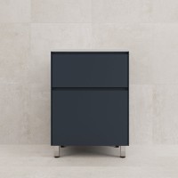 Тумба под раковину без столешницы Style Line Лима Plus 60 напольная, эмаль, графит