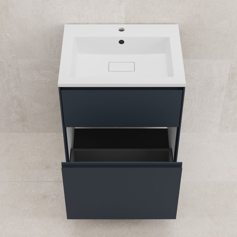 Тумба под раковину без столешницы Style Line Лима Plus 60 напольная, эмаль, графит