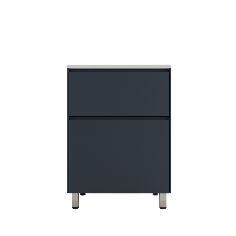 Тумба под раковину без столешницы Style Line Лима Plus 60 напольная, эмаль, графит