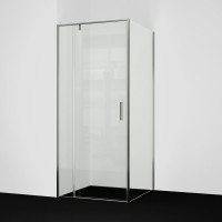 Душевой уголок Wasserkraft Spree 14P 90х90 см, профиль никель, стекло прозрачное