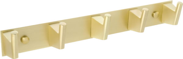 Крючок Fixsen Trend Gold 99005-5 матовое золото, 5 крючков